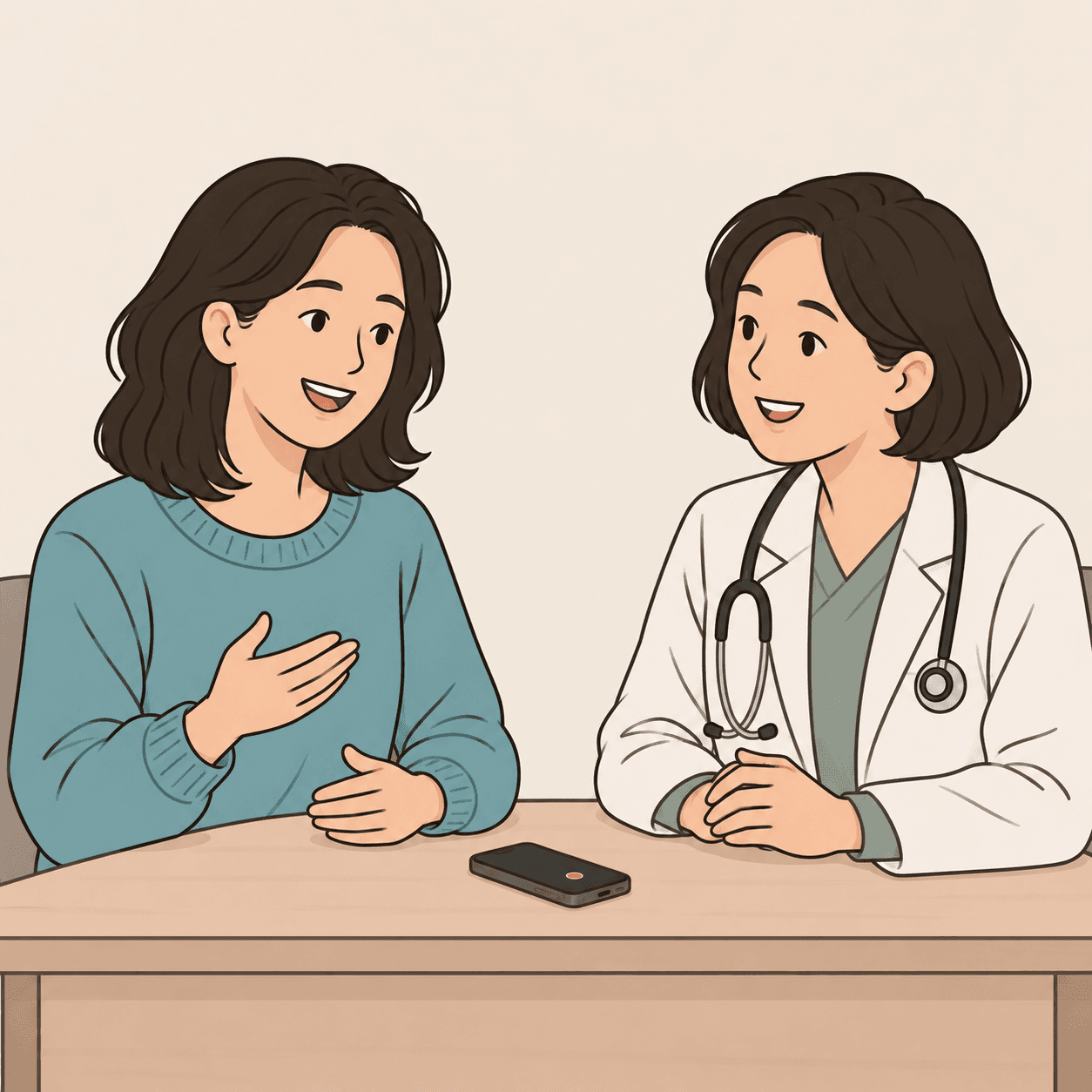진료를 녹음해요 — 기록, 정리, 공유로 이어지는 소담 사용 흐름